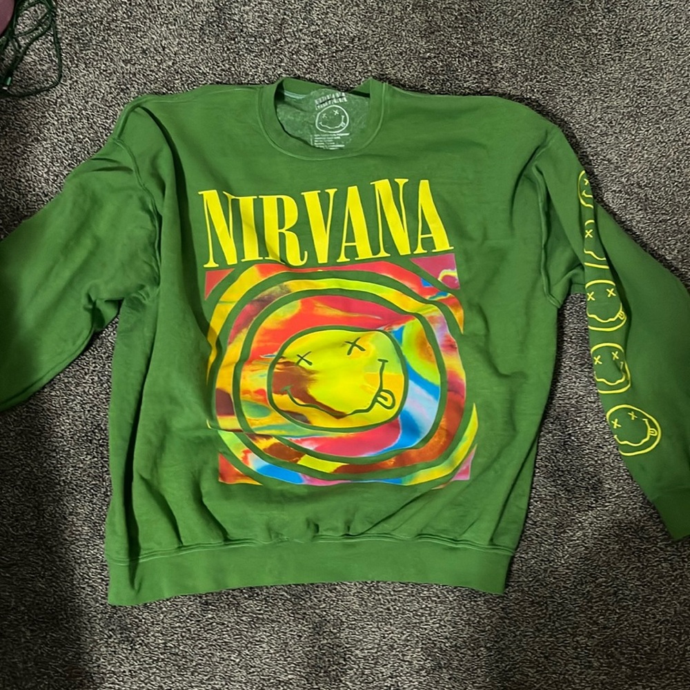 Green Nirvana Sweatshirt